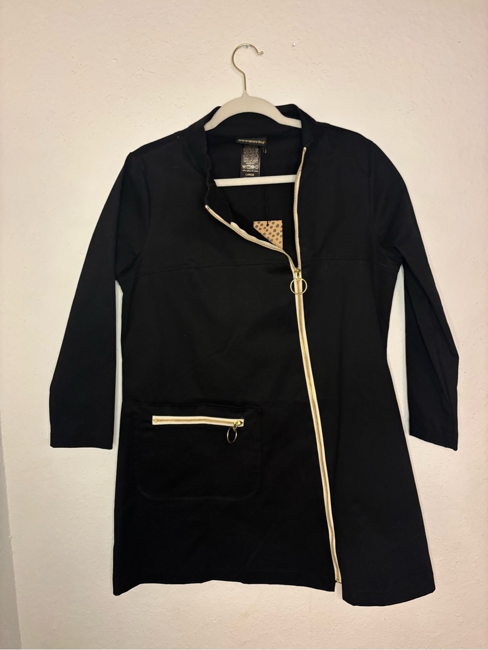 Nooworks Art Teacher Dress in Black, Size L, NWT - Picture 3 of 5